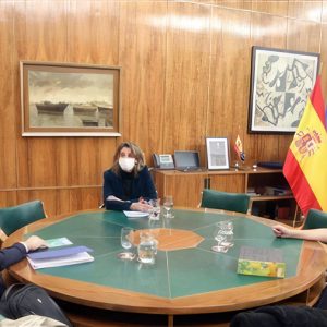 José Luis Romeu se reune con la Vicepresidenta del Gobierno Teresa Ribera