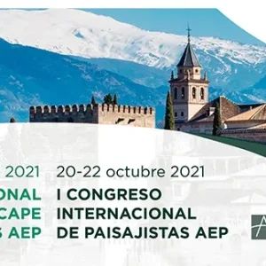 Cartel Primer Congreso Internacional de Paisajismo en Granada