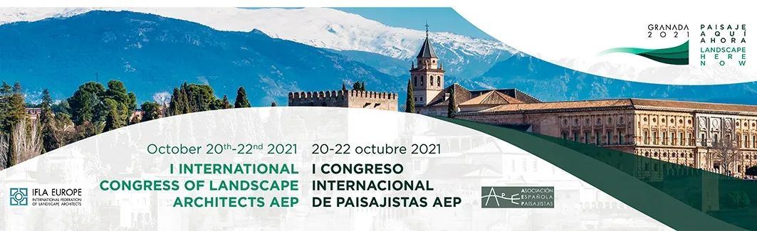 Cartel Primer Congreso Internacional de Paisajismo en Granada